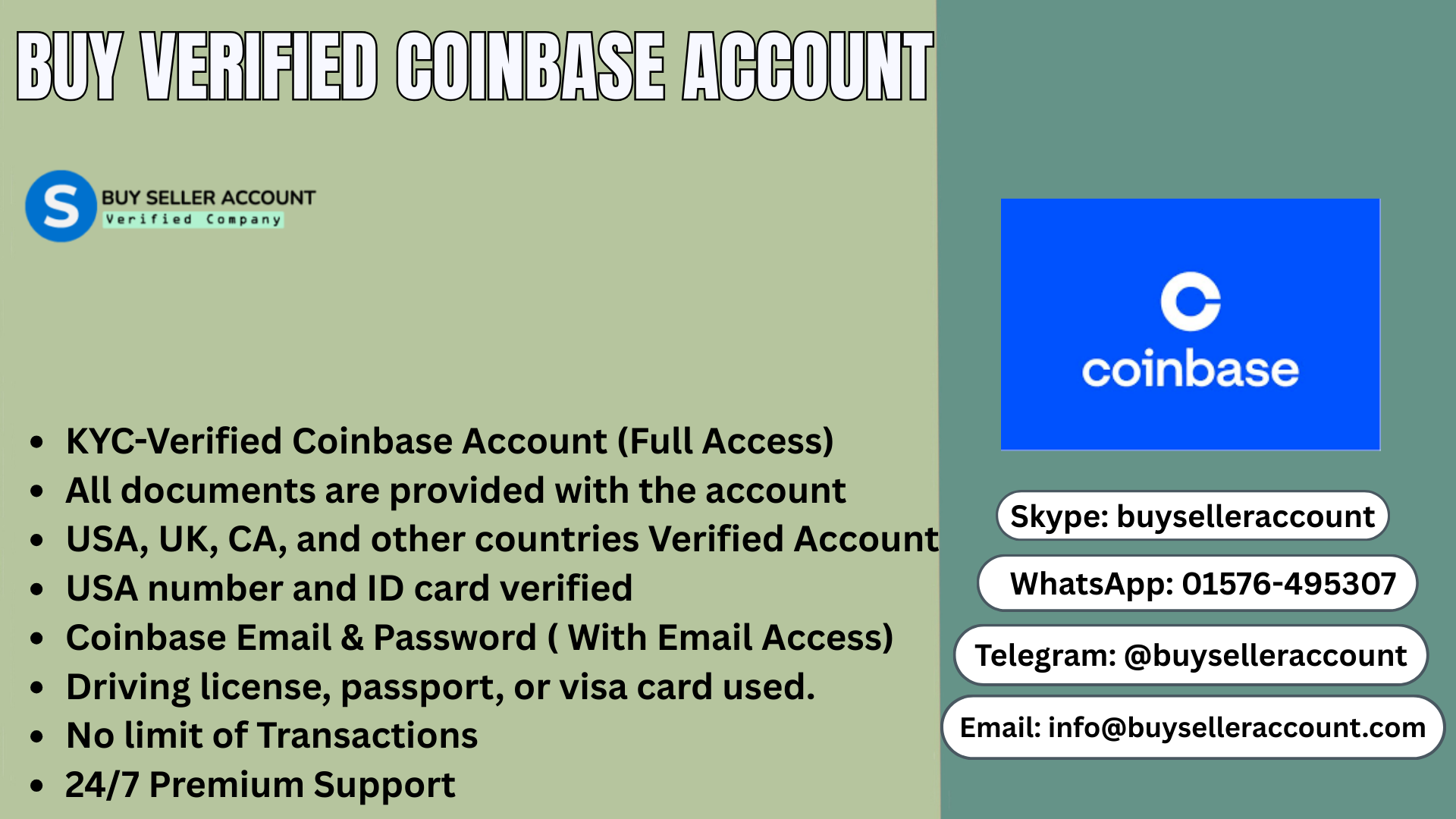 Buy Verified Coinbase Account