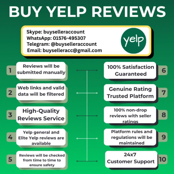 Buy Yelp & Elite yelp Reveiws