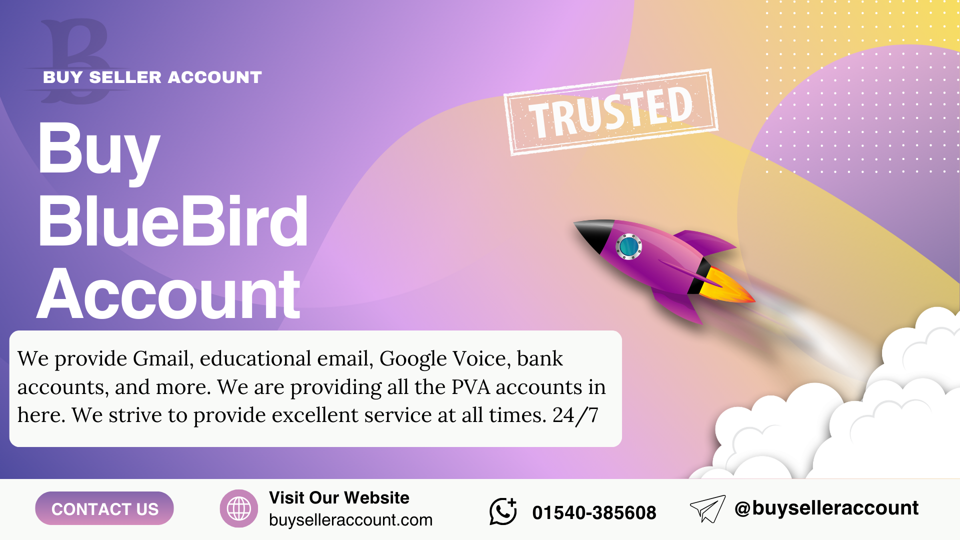 Buy Verified Bluebird Account
